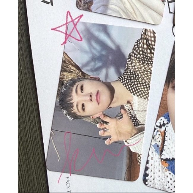 seventeen face the sun pc photocard ray version hoshi horanghae