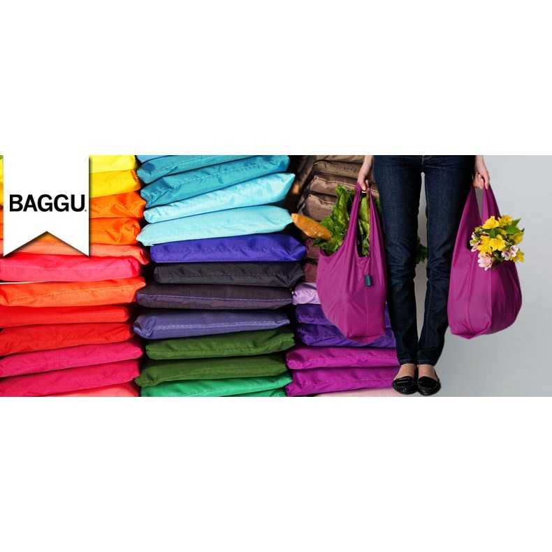 Travelmate [PROMO] Baggu / Bagcu Shopping Bag (Tas Belanja jinjing Modis Lipat Praktis)