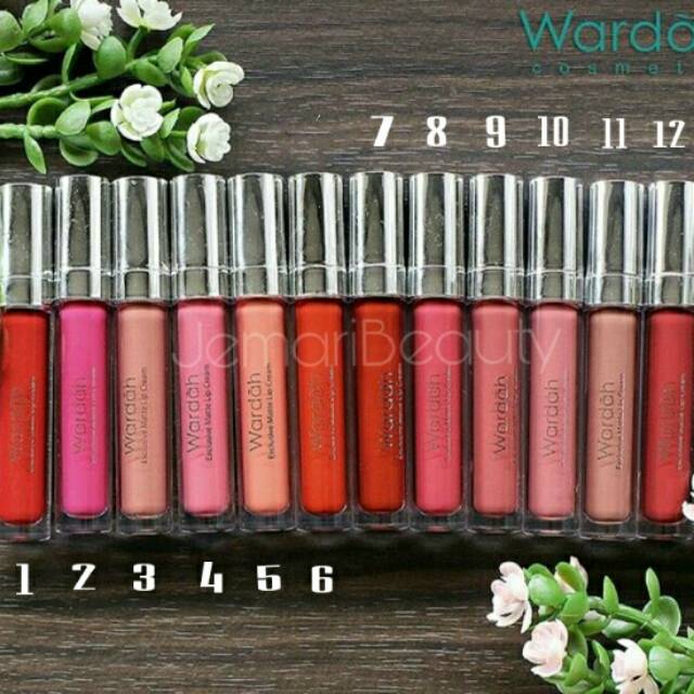 New Warna 13 18 Wardah Exclusive Matte Lip Cream New Warna 13 18 Wardah Exclusive Matte Lip Cream