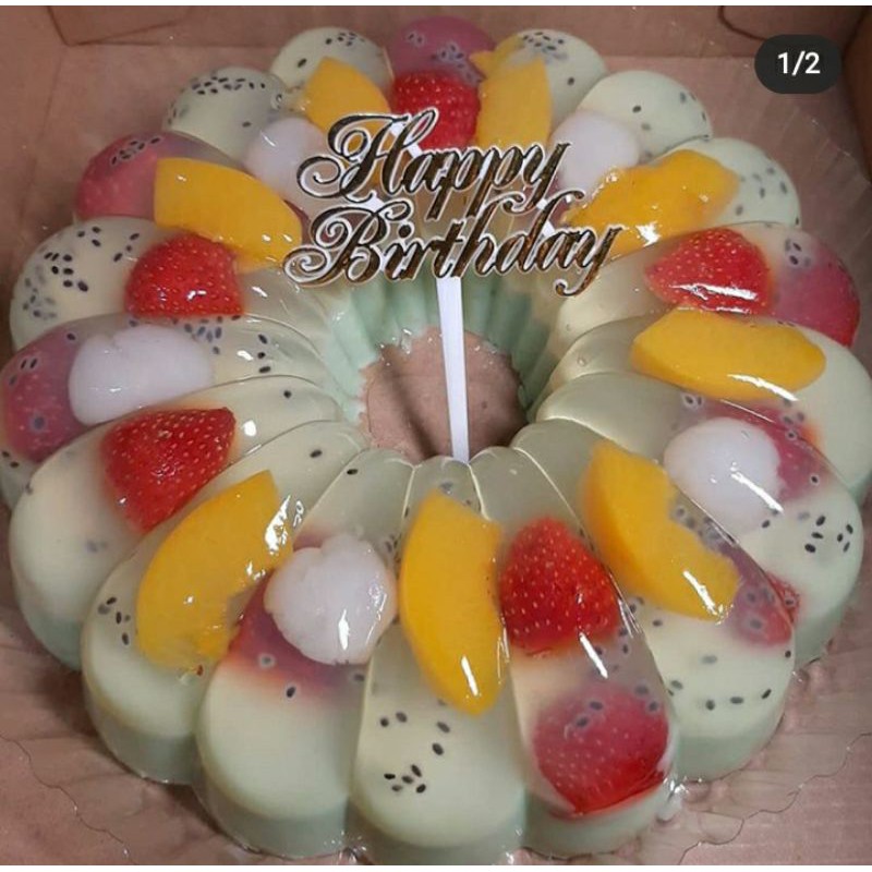 Hampers Puding Buah Lapis Susu 24cm