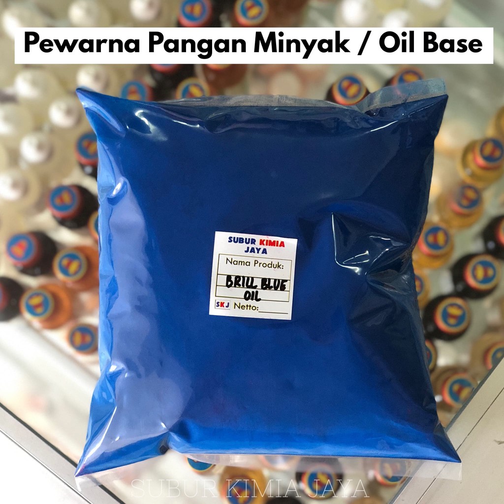 

Pewarna Bubuk Minyak / Oil Bubuk Brilliant Blue Biru 100 gr