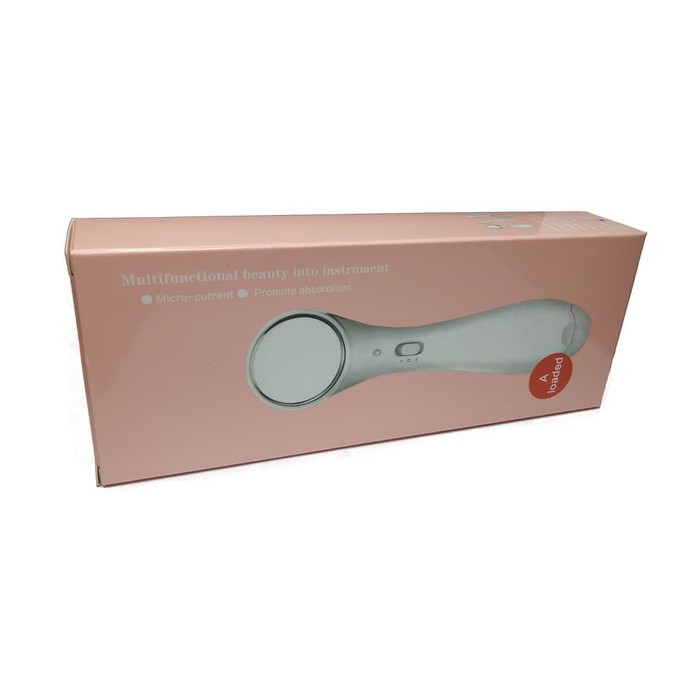 Setrika Wajah Vibration IONtophoresis Instrument Pijat ION Face Massager