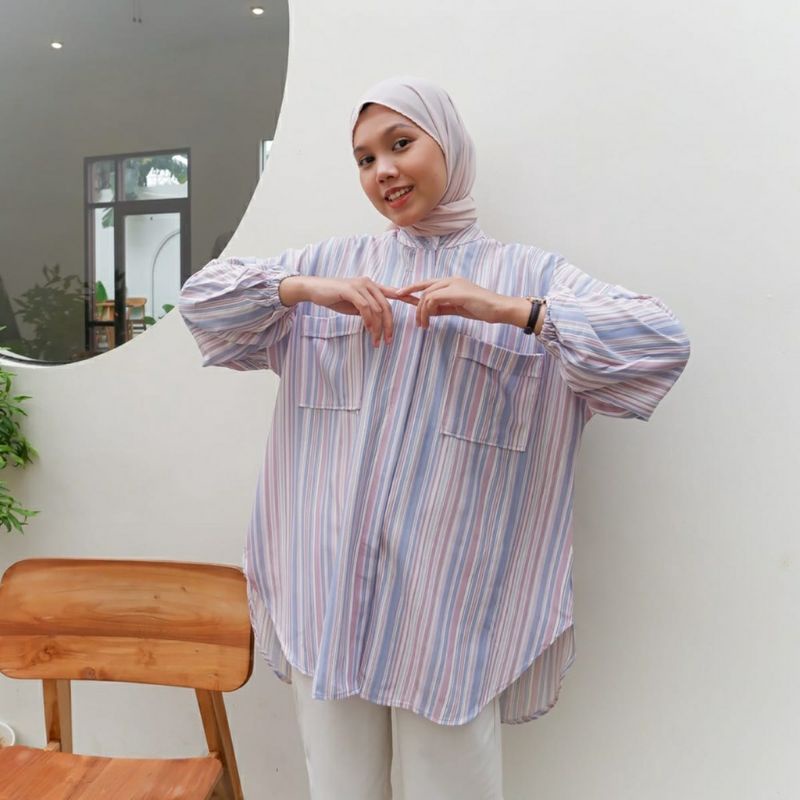 AFI - EC - Sierra Candy Stripe Tunik XL