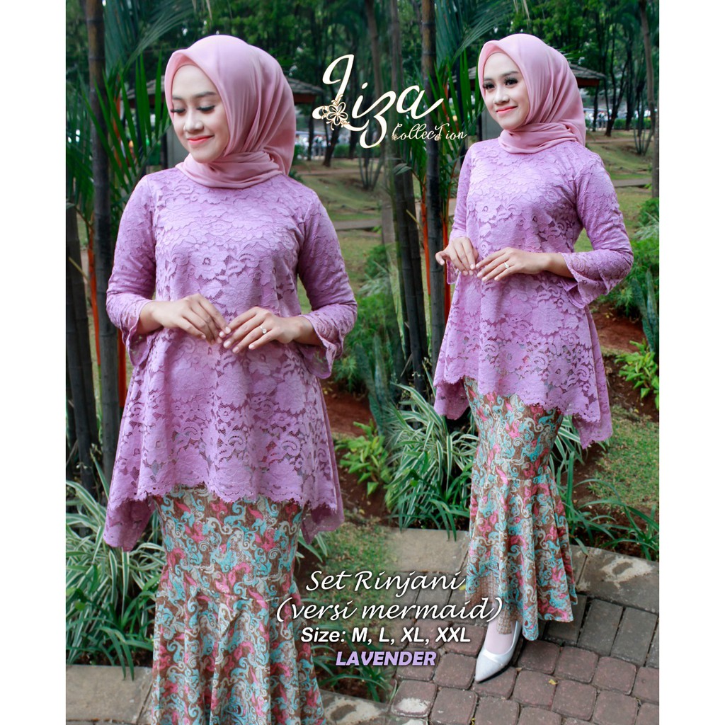 ADE&gt; NEW KEBAYA RINJANI ROK DUYUNG - KEBAYA BRUKAT IMPORT - BAJU KEBAYA WAKA WAKA - KEBAYA FASHION