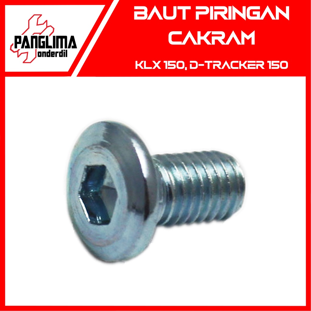 Baut Piringan Cakram KLX 150/D-Tracker-DTracker 150 M8x15-8x15-8 x 15-M8-M Baud Disc