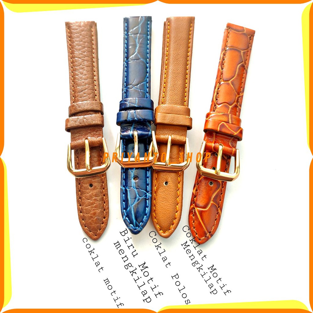 Strap Tali Jam Tangan wanita16mm Tali jam kulit 16mm LKZ16 bagus