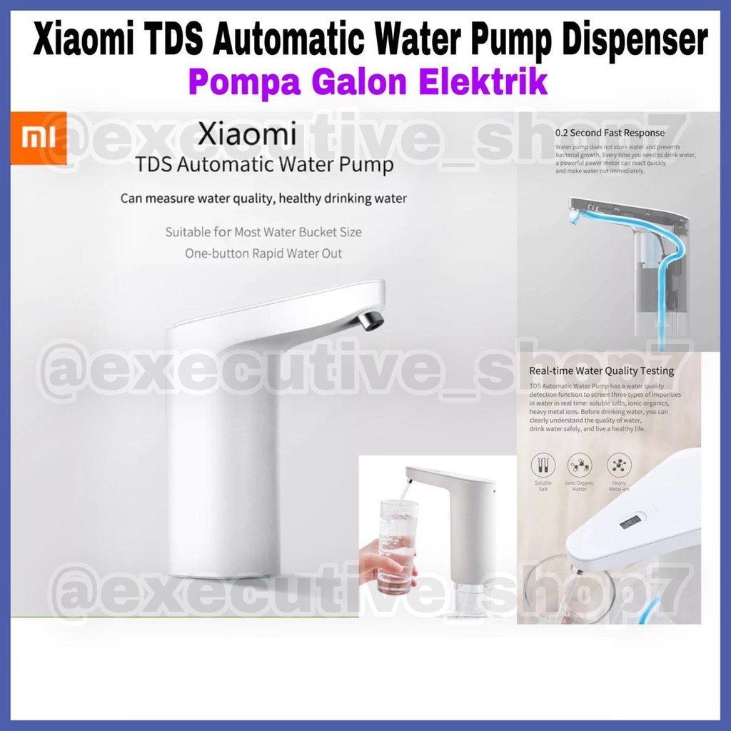 Xiaomi TDS Automatic Water Pump Dispenser - Pompa Galon Elektrik