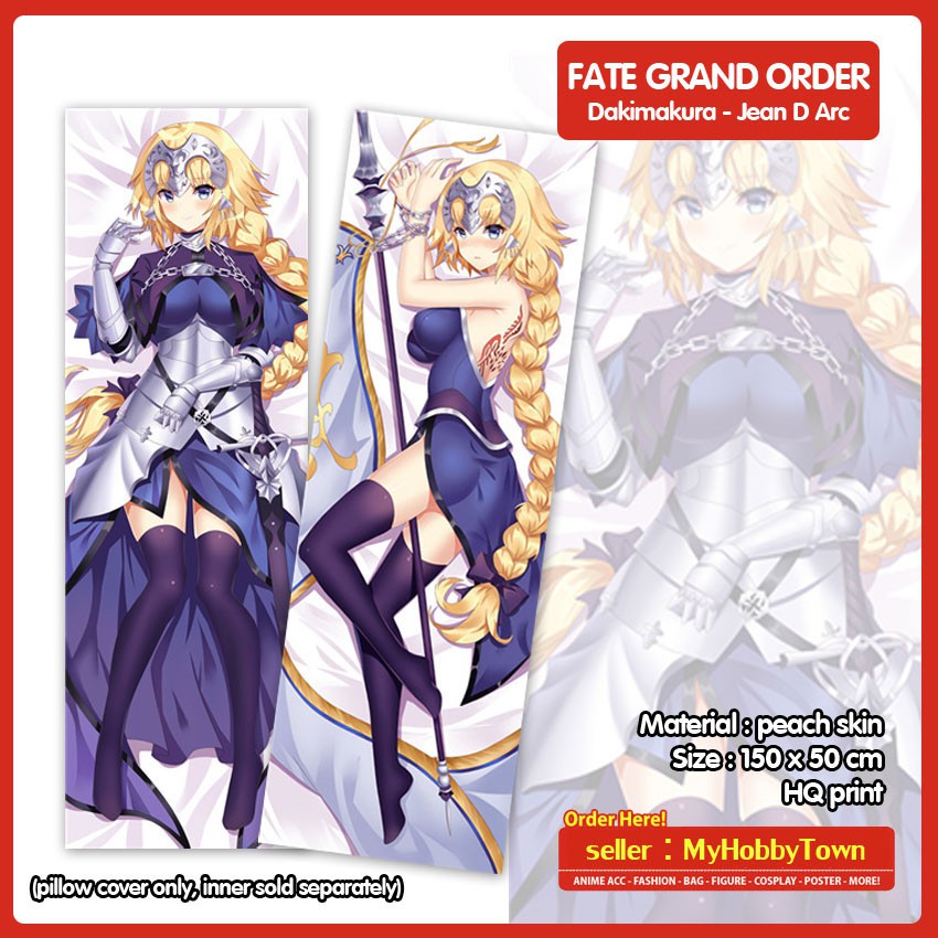 Sarung Bantal Anime Dakimakura Fate Grand Order : Jeanne d'Arc