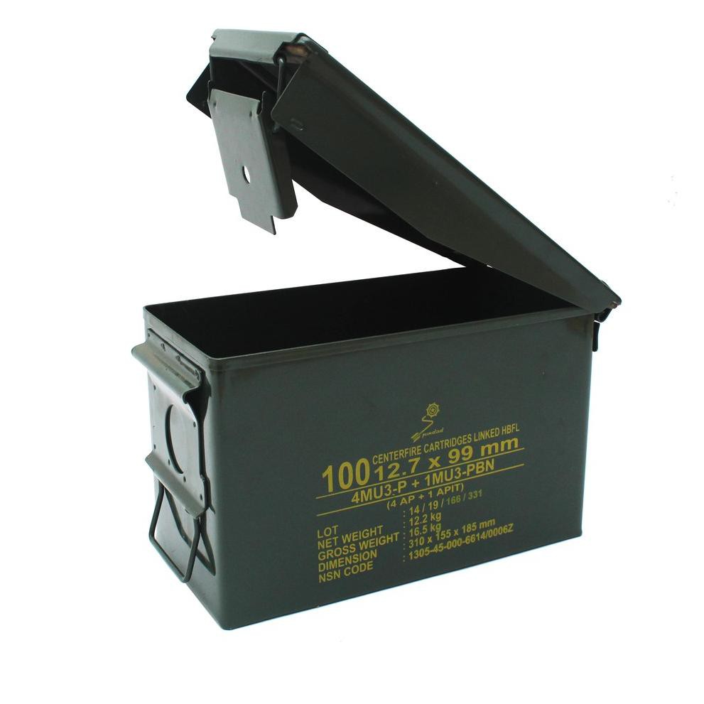 Bijian Box motor peluru besi pindad box tool army (ART. 4720)