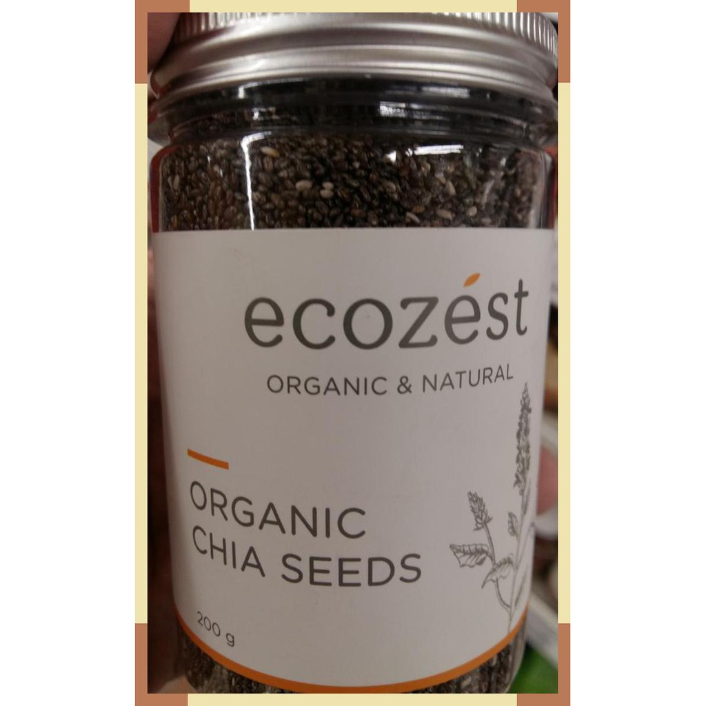 

Ecozest | organic chia seeds | 200 gram | weigh loss | curb hunger