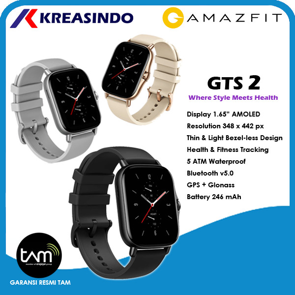 Amazfit GTS2 / GTS 2 Where Style Meets Health Smartwatch Garansi Resmi