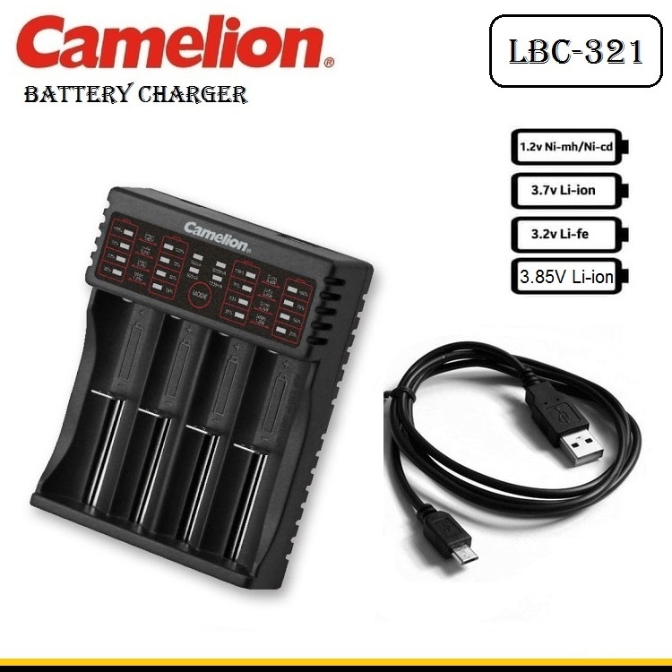 Charger Baterai Universal Camelion LBC-321 USB