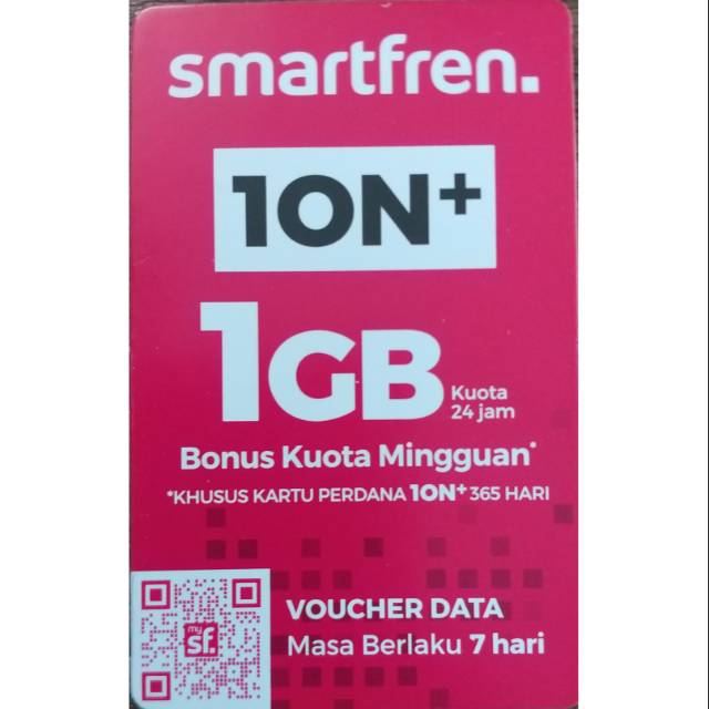VOUCHEER SMARTFREN 1 ON+ / 1GB