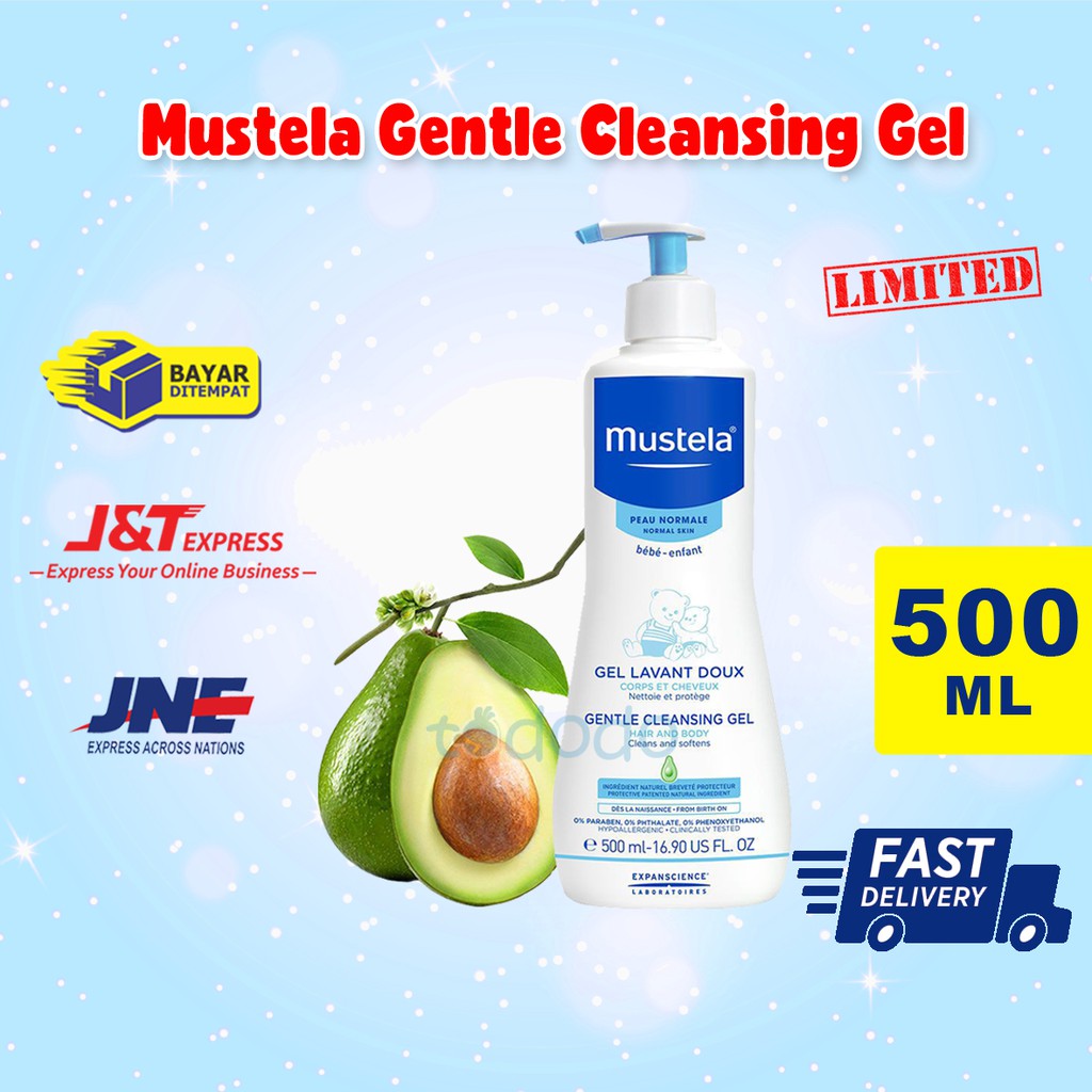 Sabun Mandi Bayi Mustela Gentle Cleansing Gel 500ml