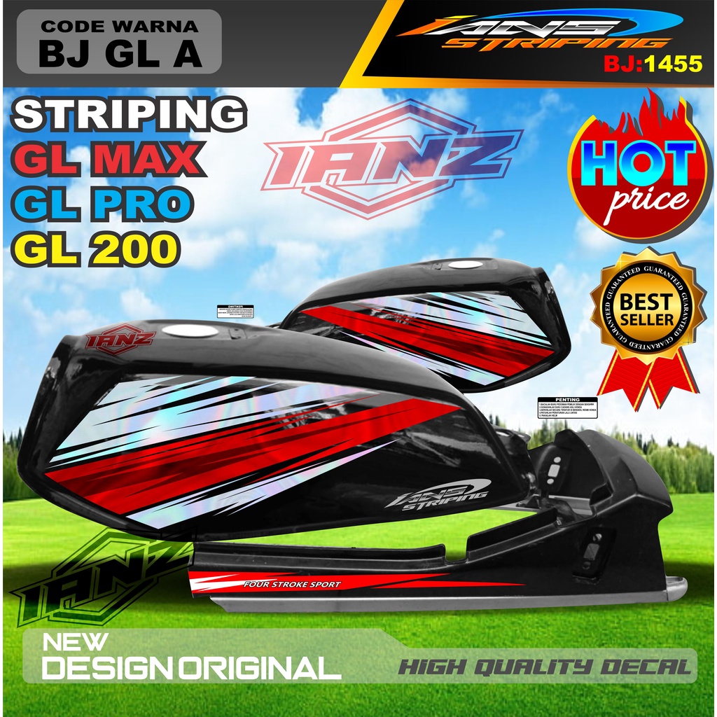 STIKER STRIPING GL 2000 HOLOGRAM / STRIPING GL PRO MAX VARIASI HOLOGRAM / STRIPING GL