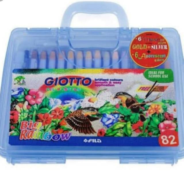 GIOTTO BIG RAINBOW Oil Pastels 82 Colors