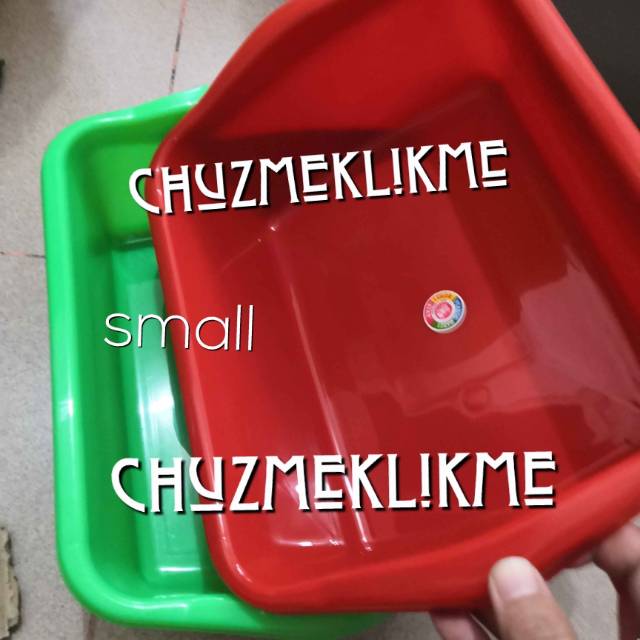 Baskom komet star 301 (small)/Bak warna komet 301/Bak kecil segi warna/Baskom kecil komet star