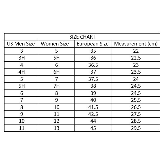 converse chuck taylor unisex size chart