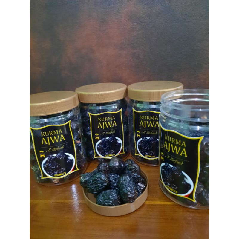 

Kurma Ajwa Aliyah, Ajwa Organik dan Ajwa Premium uk. 500 gram - Kurma nabi asli Madinah