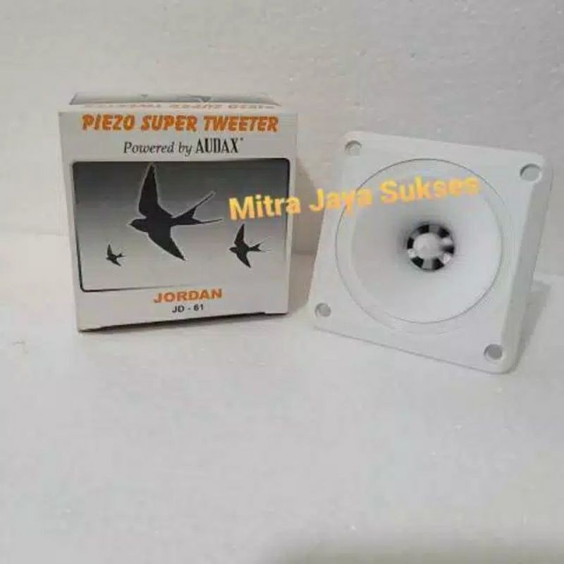 Tweeter Walet Audax Jordan jd 61 Warna Putih Kartonan Speaker Walet Jordan JD 61