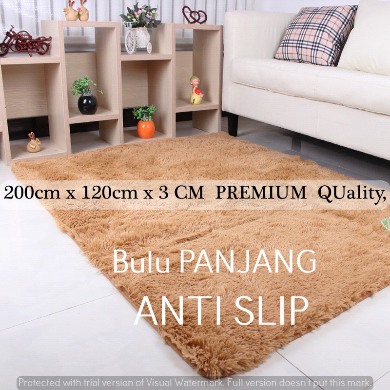 Baru KARPET BULU 2 Meter x 1 2 Meter Premium Quality 