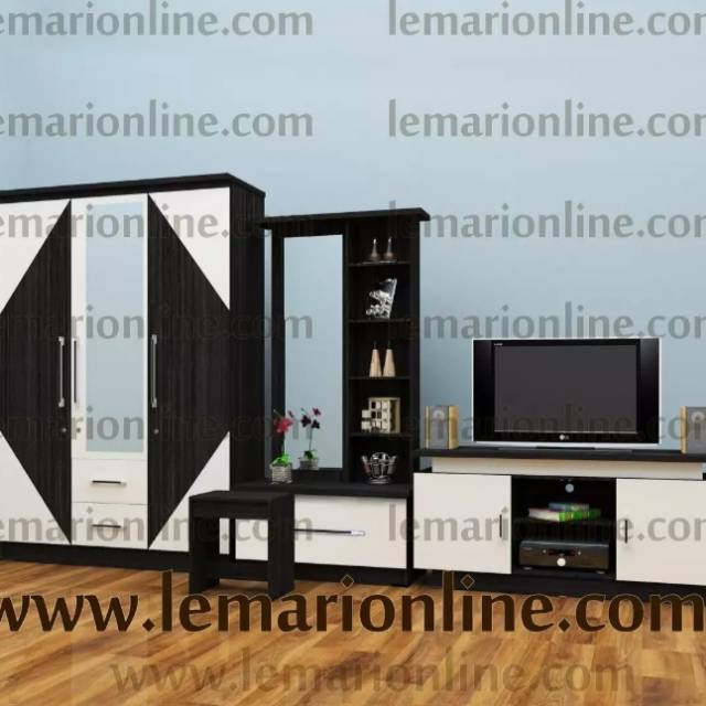 Lemari pakaian satu set