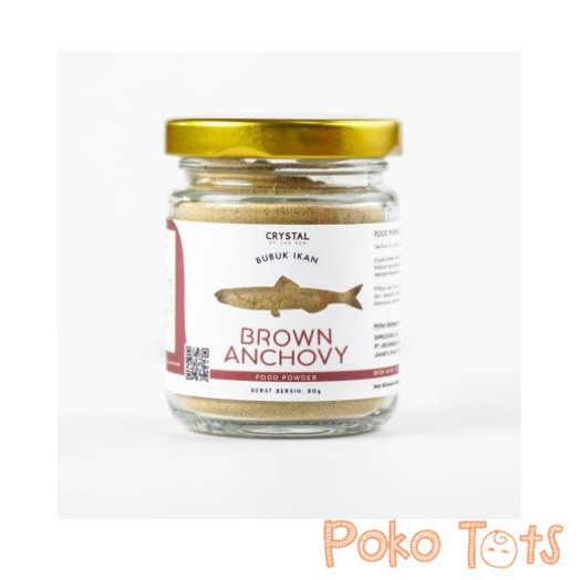 Crystal of the Sea Brown Anchovy Food Powder 20gr Bubuk Ikan Teri Jengki/Ikan Bilis