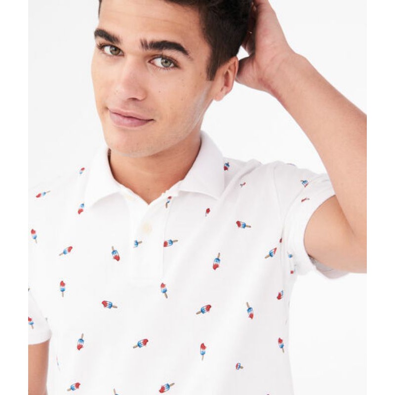 (tavisha) Aeropostale Polo Shirt Printed