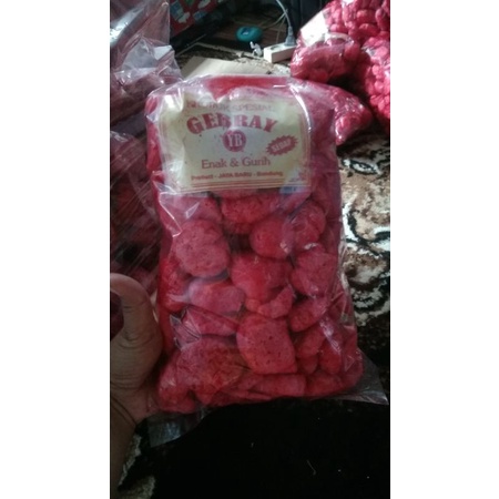 

Kerupuk Hampos Gebray/Cemilan Pedas/Kerupuk Pedas/Kerupuk Merah/Cemilan Kerupuk/Kerupuk Hampos