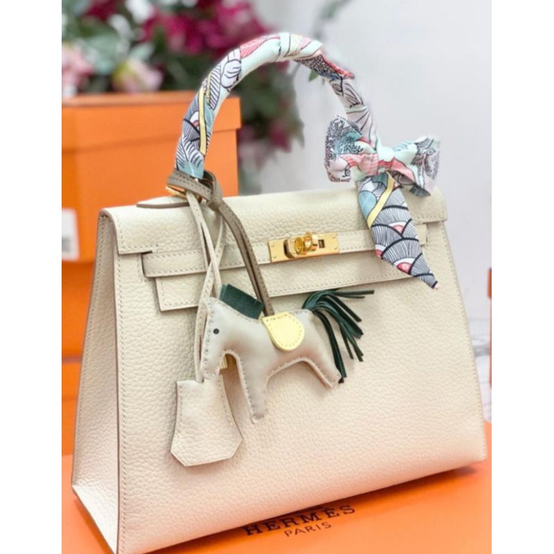 Tas H K-25 togo sellier original leather fully handmade