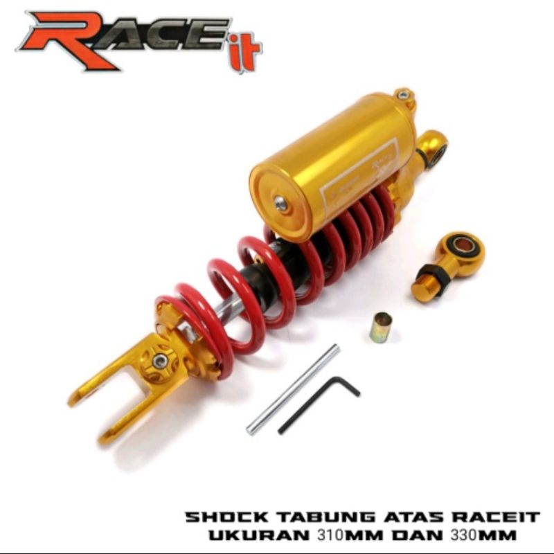 Shockbreaker RACEIT Sport 310mm - 330mm VARIO OLD/NEW MIO/BEAT/SCOOPY dan motor lainnya