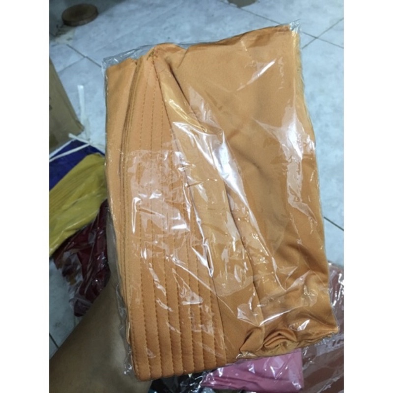 BASIC JILBAB BERGO BASIC HIJAB INSTAN JERSEY JILBAB SPORT MENUTUP DADA BERGO SPORT HIJAB SPORT PANJANG JUMBO-Mustard