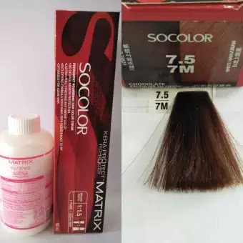 Matrix SoColor Brown 7.5 90ml + Oxydant 135ml