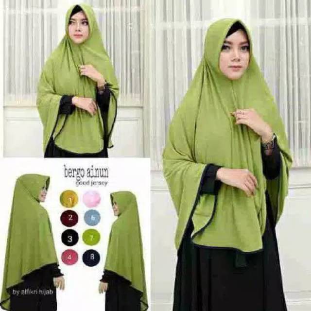 Khimar Ainun Premium / khimar syari hijab syari khimar ainun