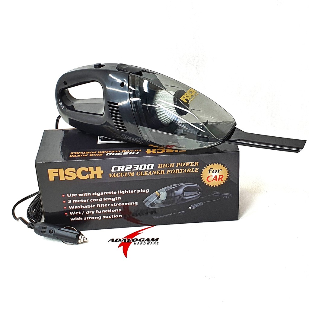 Fisch Vacuum Cleaner DC 12V - Vacum Penghisap Sedot Debu Mobil