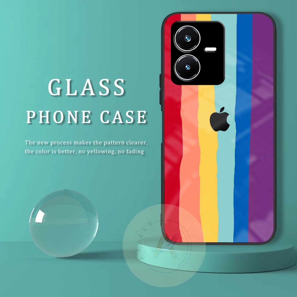 Softcase Glass VIVO Y22 2022 - GK23 - Case HP VIVO Y22 2022 - Case VIVO Y22 2022 - Kesing HP VIVO Y2