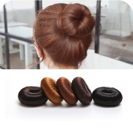 Hair Ring Good Elastic Hairstyle Fixing Resin Wigs Hair Donuts