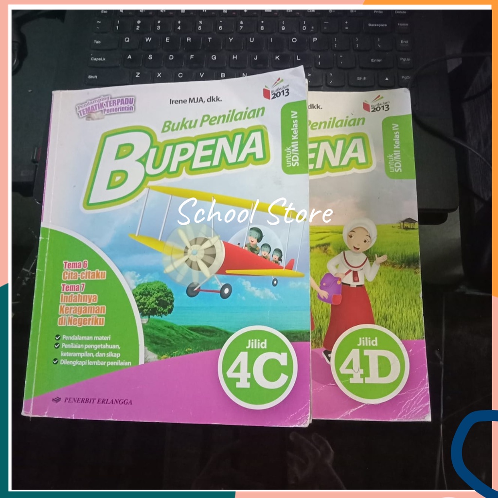 

BUKU BUPENA 4 C 4D ORIGINAL BEKAS SECOND PERNAH DIPAKAI