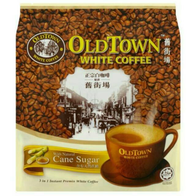 

OldTown white coffe with natural cane sugar 36gr x15