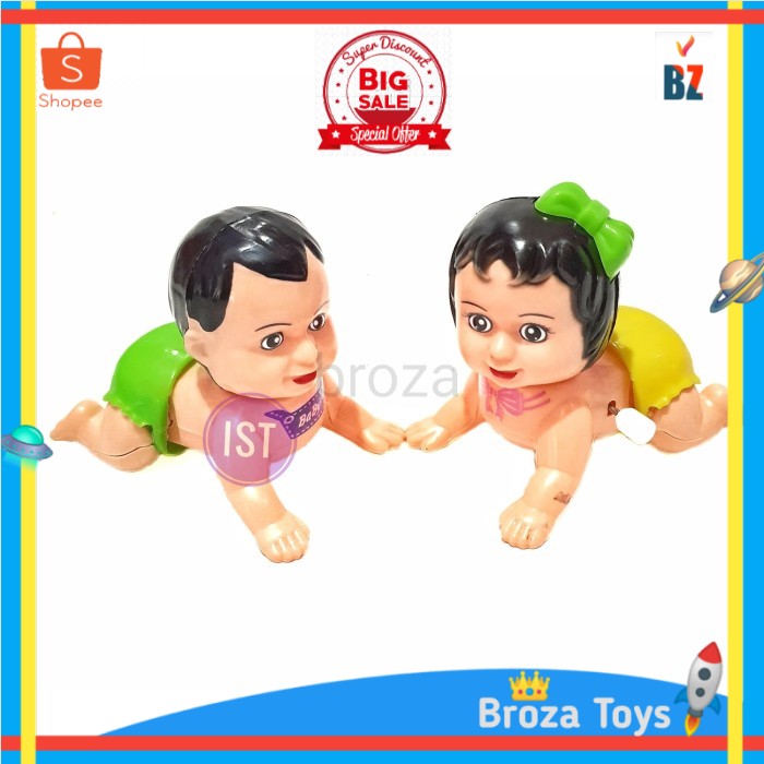 Boneka Bayi Merangka Putar