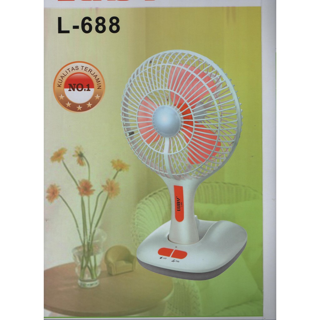 Luby L-688 Kipas Emergency Kualitas Terjamin Dengan Lampu LED