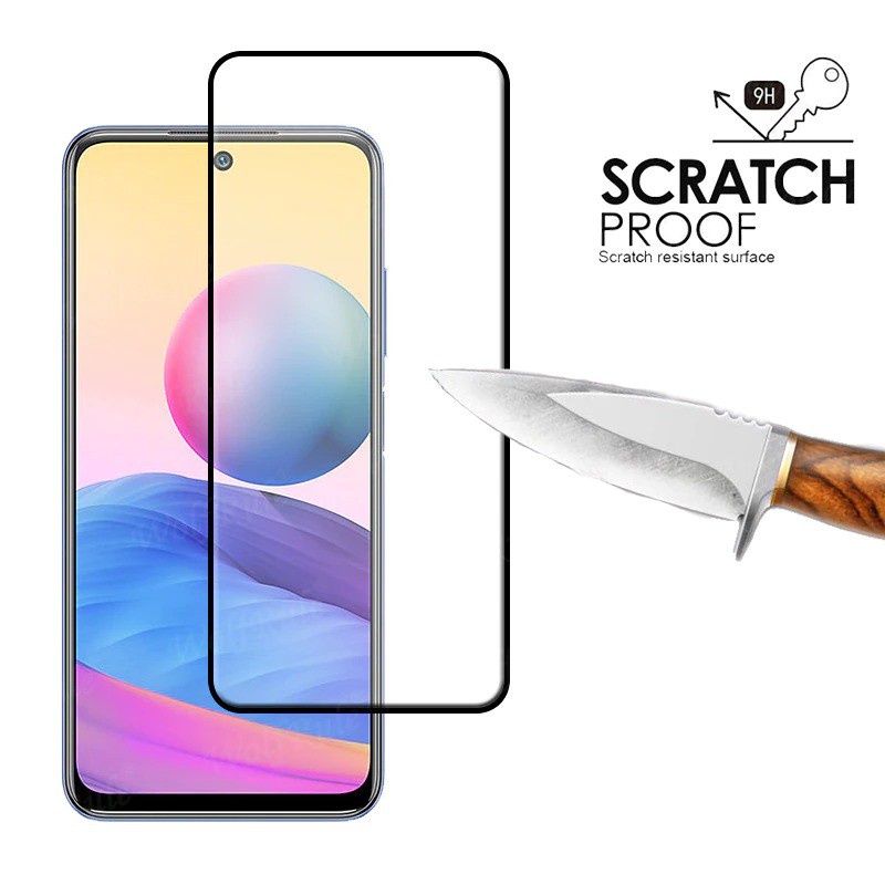 Promo 2in1 SHOCKPROF Casing Transparan BONUS Tempered Glass Full cover For XIAOMI REDMI NOTE 10 5G