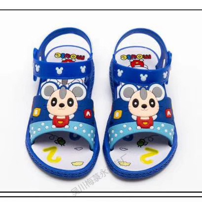 LittleAaron RUNNING MOUSE Sepatu Sandal Anak Laki Laki Perempuan Bahan Karet Model Lucu 0-5 Tahun Import Sport Termurah