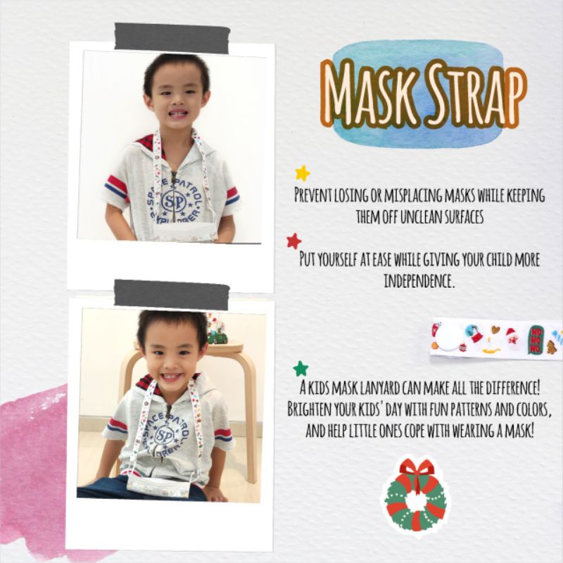 Mask Strap - Christmas Series 2021 - Tali Masker