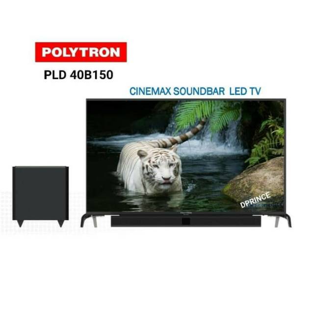 tv led TV LED 40 inch polytron PLD-40b150/40b8950/40b8850 (full HD) sound bar garansi 5 tahun