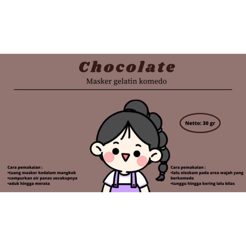 ❤️G.A.SHOP❤️ MASKER GELATIN 30GR