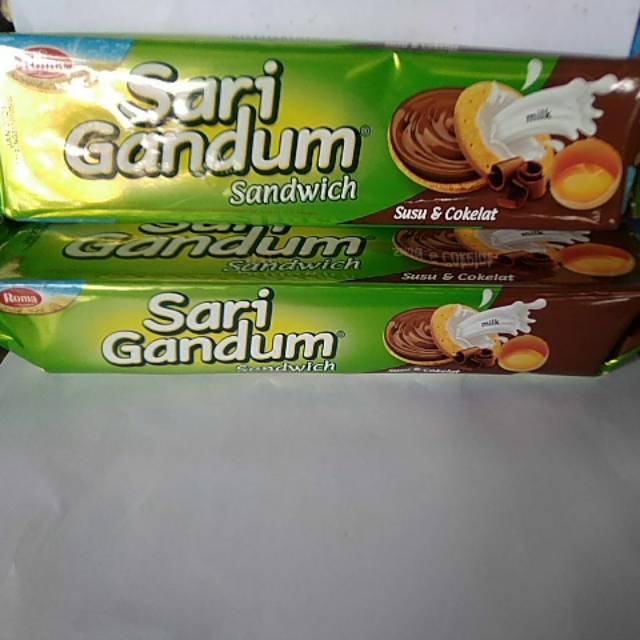 

Sarigandum sandwich susu dan coklat 115 gram