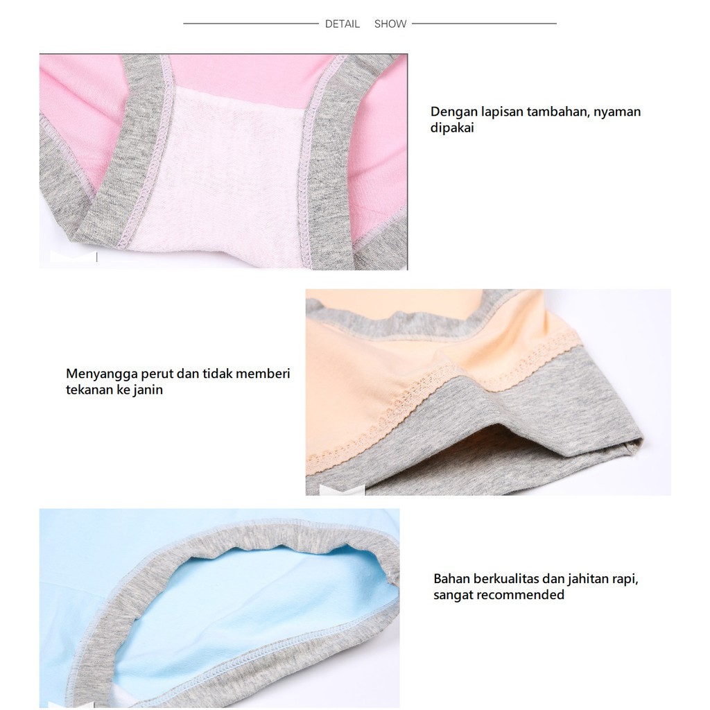 Celana dalam ibu hamil / celana hamil import bahan premium