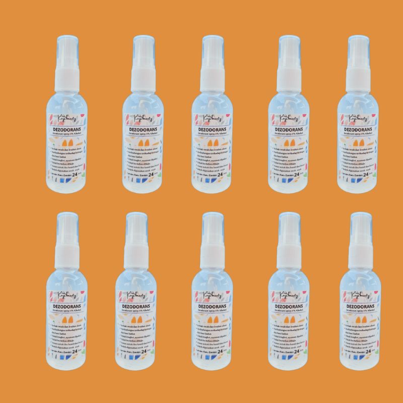 NATURAL DEODORANT TAWAS SPRAY ORGANIK PENGHILANG BAU BADAN KETIAK ALAMI BY RAKHISA BPOM