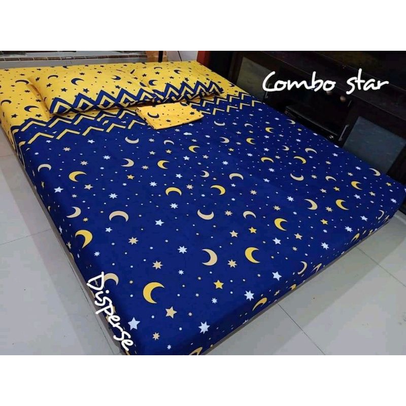 sarung kasur cover ukuran 180x140x10 180x120x10 180x90x10  bahan kain micro adem tidak panas atau luntur